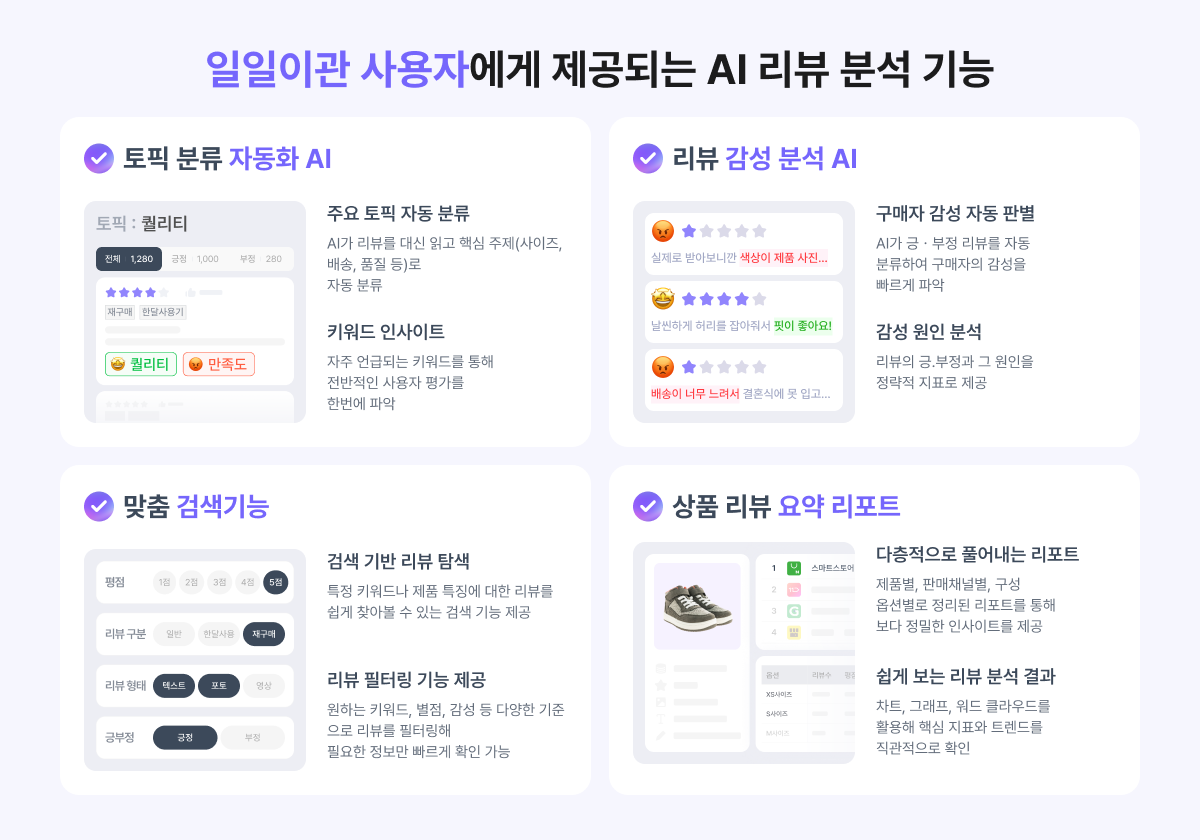 AI 리뷰 분석