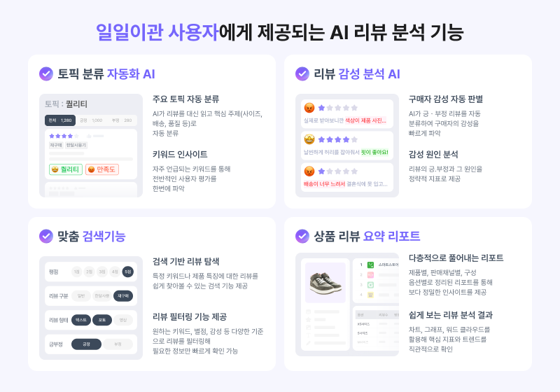 AI 리뷰 분석