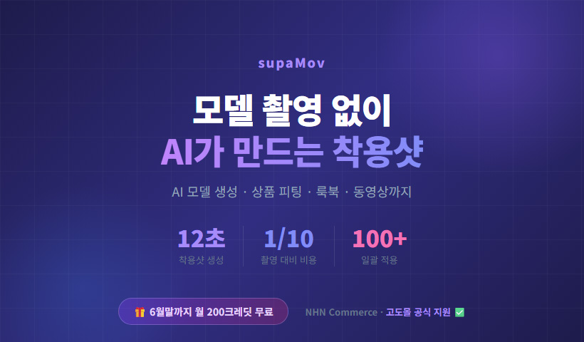 supaMov — AI 피팅모델룩북